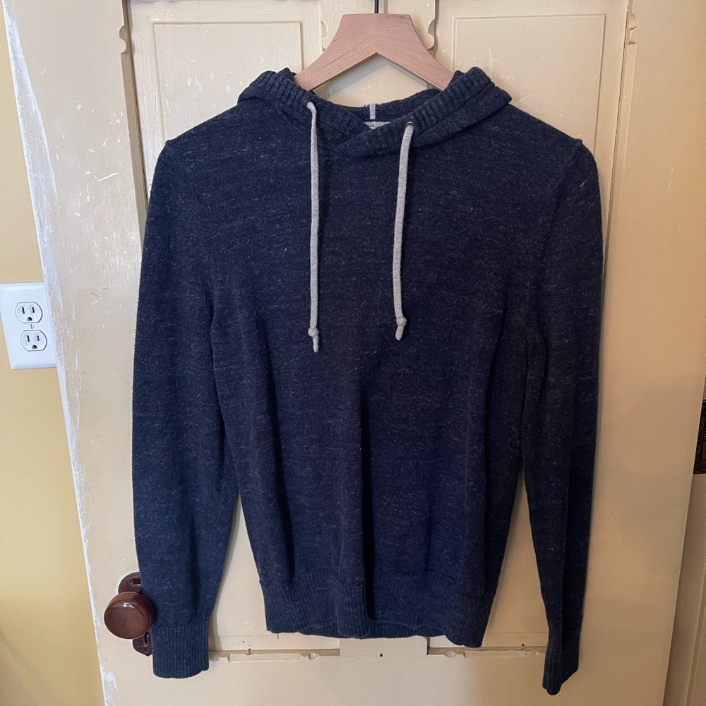 Blue Hooded Sweater